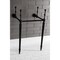 Fauceture VPB30160 Edwardian Brass Console Sink Legs, Matte Black VPB30160 - alternate 6